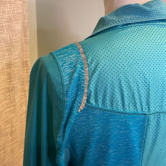 Lululemon Featherweight Hybrid Jacket Run Rare Hard to Find Surge Blue Teal 8 - Picture 8 of 11